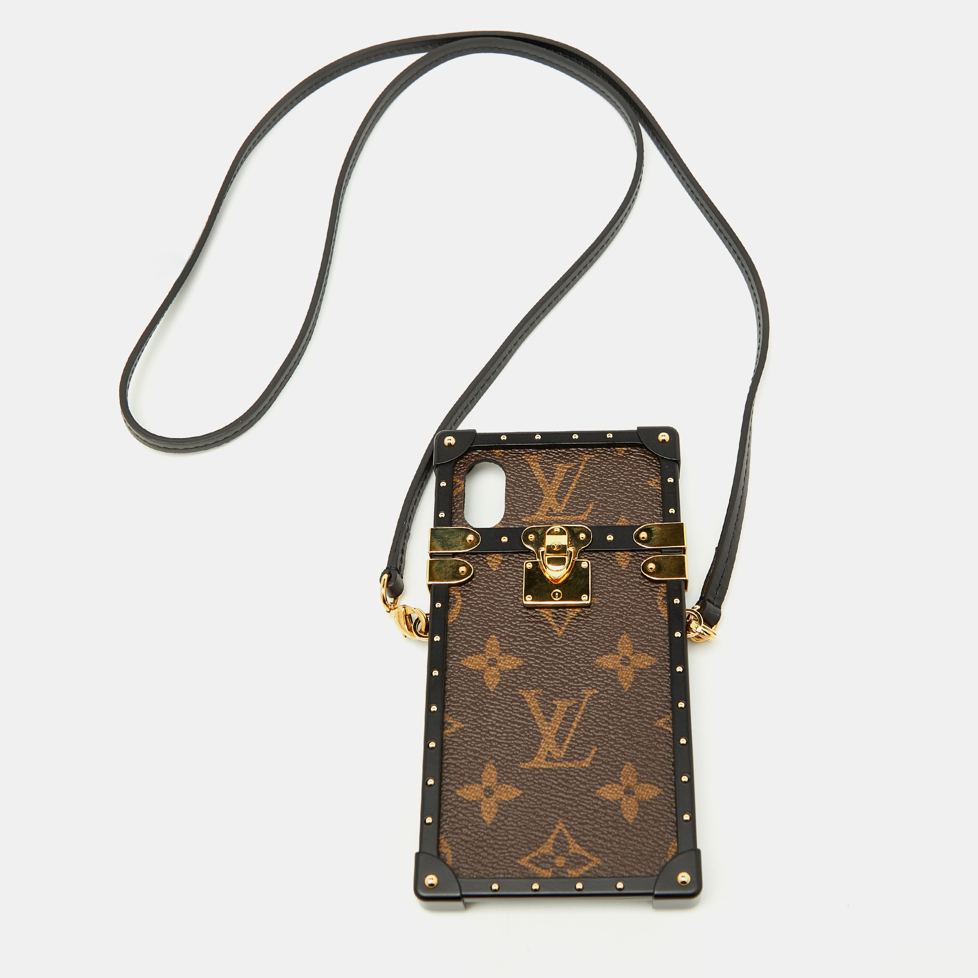 

Louis Vuitton Monogram Canvas Eye Trunk iPhone X Case, Brown