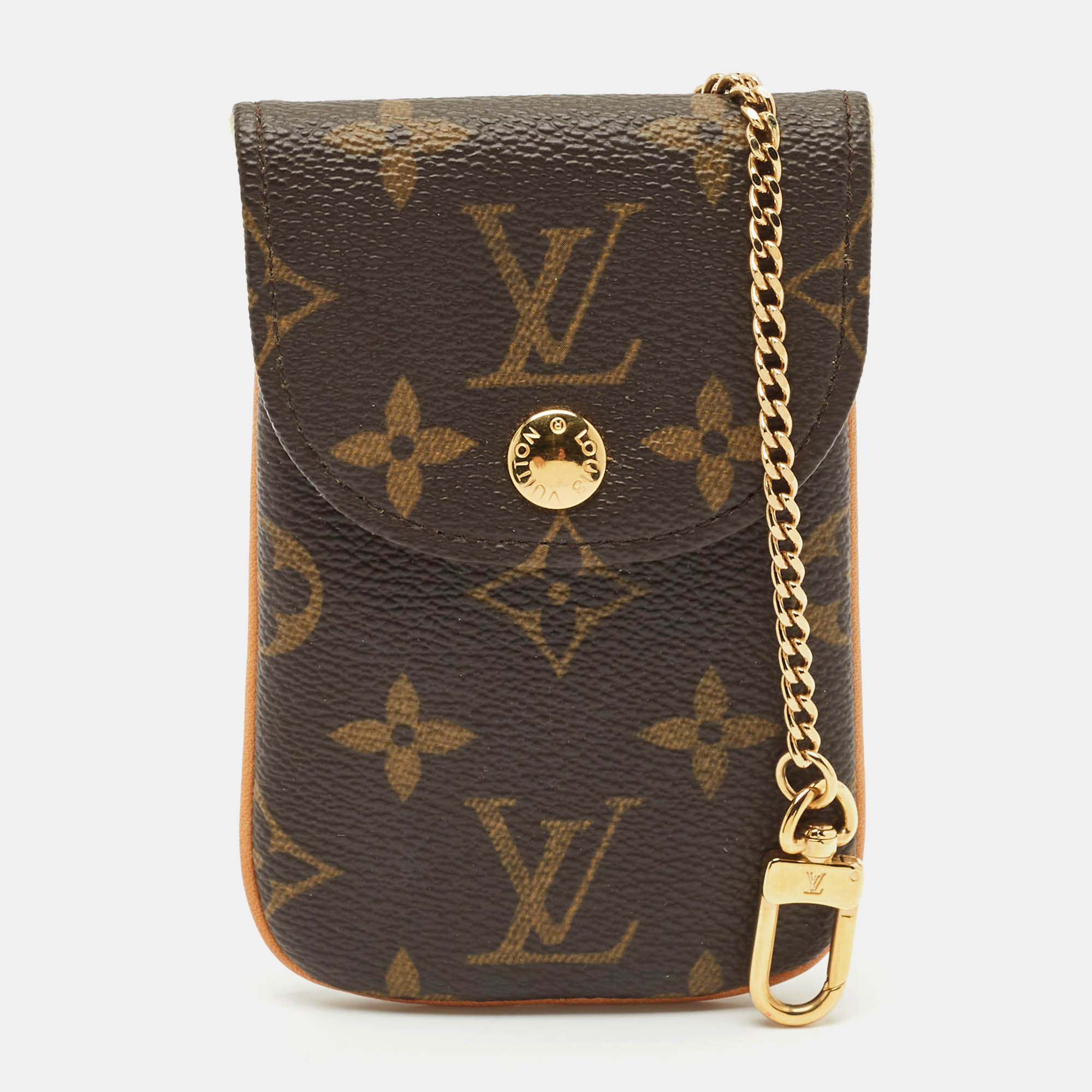 

Louis Vuitton Monogram Canvas Phone Case MM, Brown