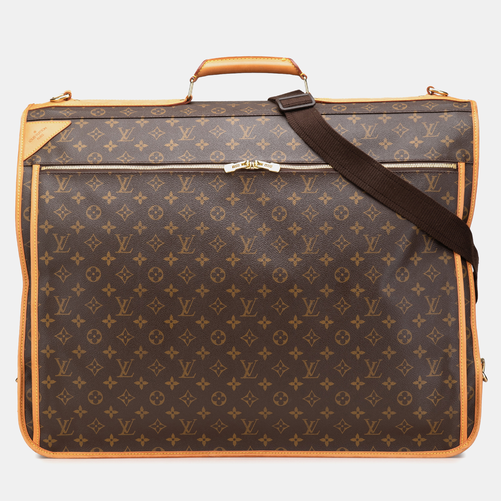 

Louis Vuitton Brown Coated Canvas Monogram Garment Carrier