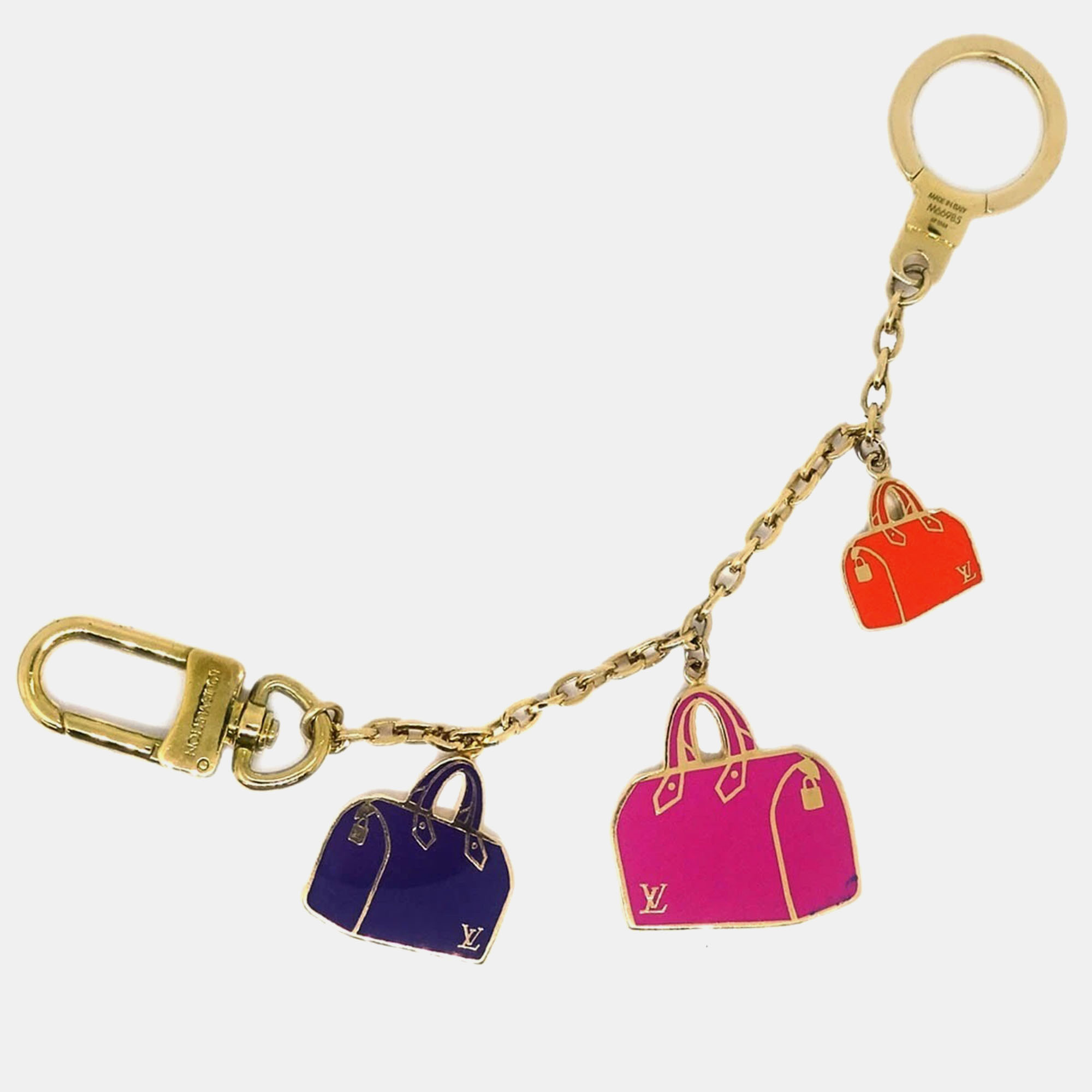

Louis Vuitton Chain Iconic Keyring Bag Charm Small, Multicolor