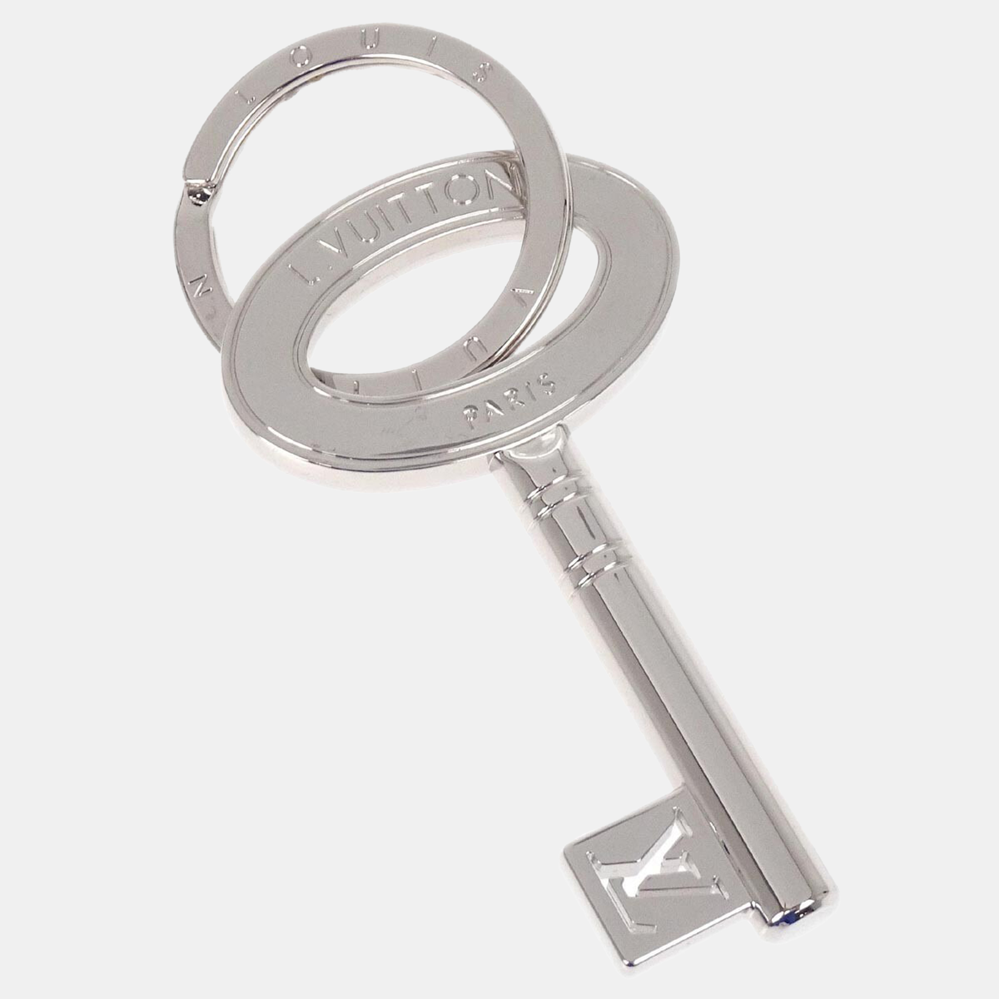

Louis Vuitton Silver Plated Travel Key Ring
