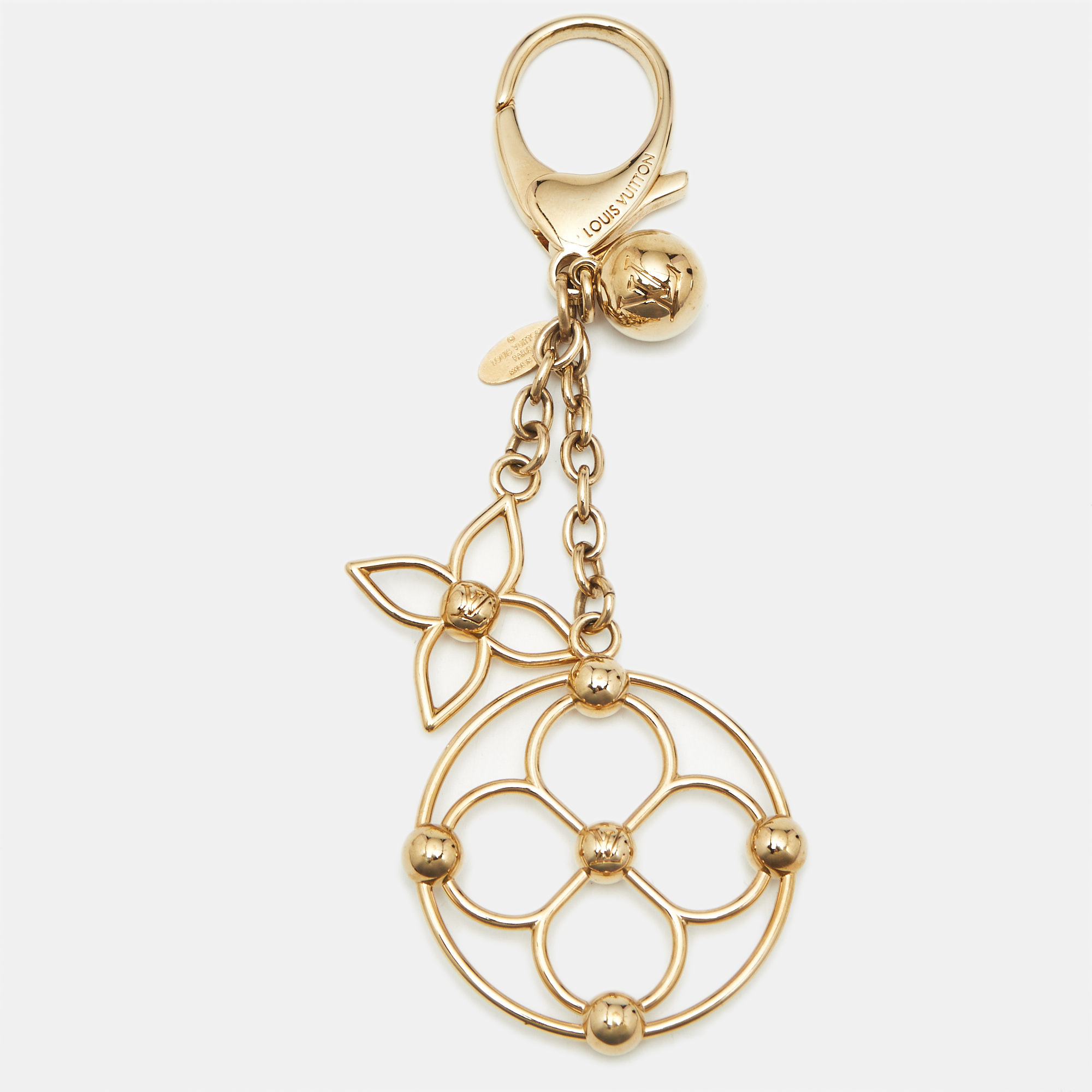 

Louis Vuitton Bloomy Gold Tone Bag Charm