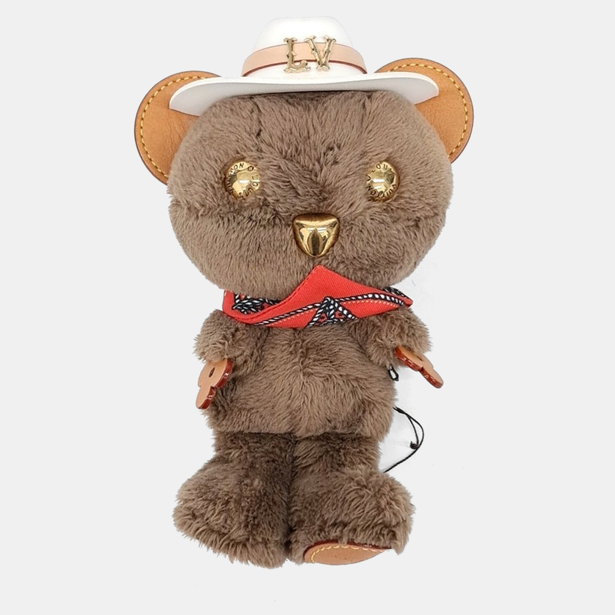 

Louis Vuitton LV Louis Bear Bag Charm, Brown