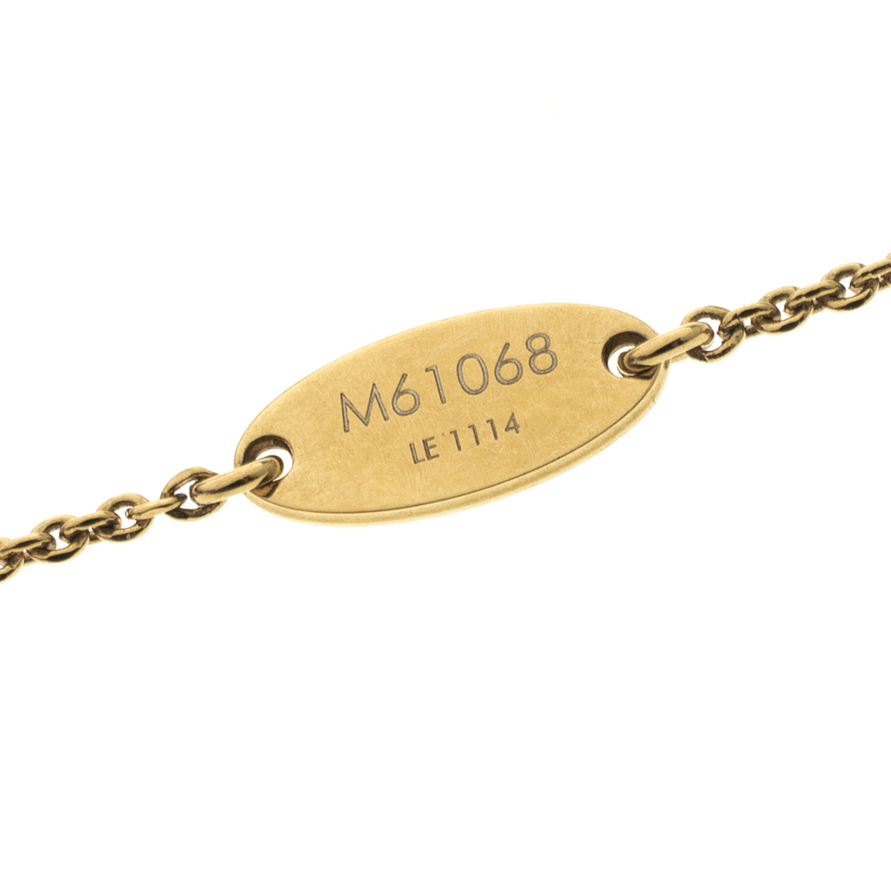 Louis Vuitton 2010s Gold LV & ME Pendant Necklace Letter R · INTO