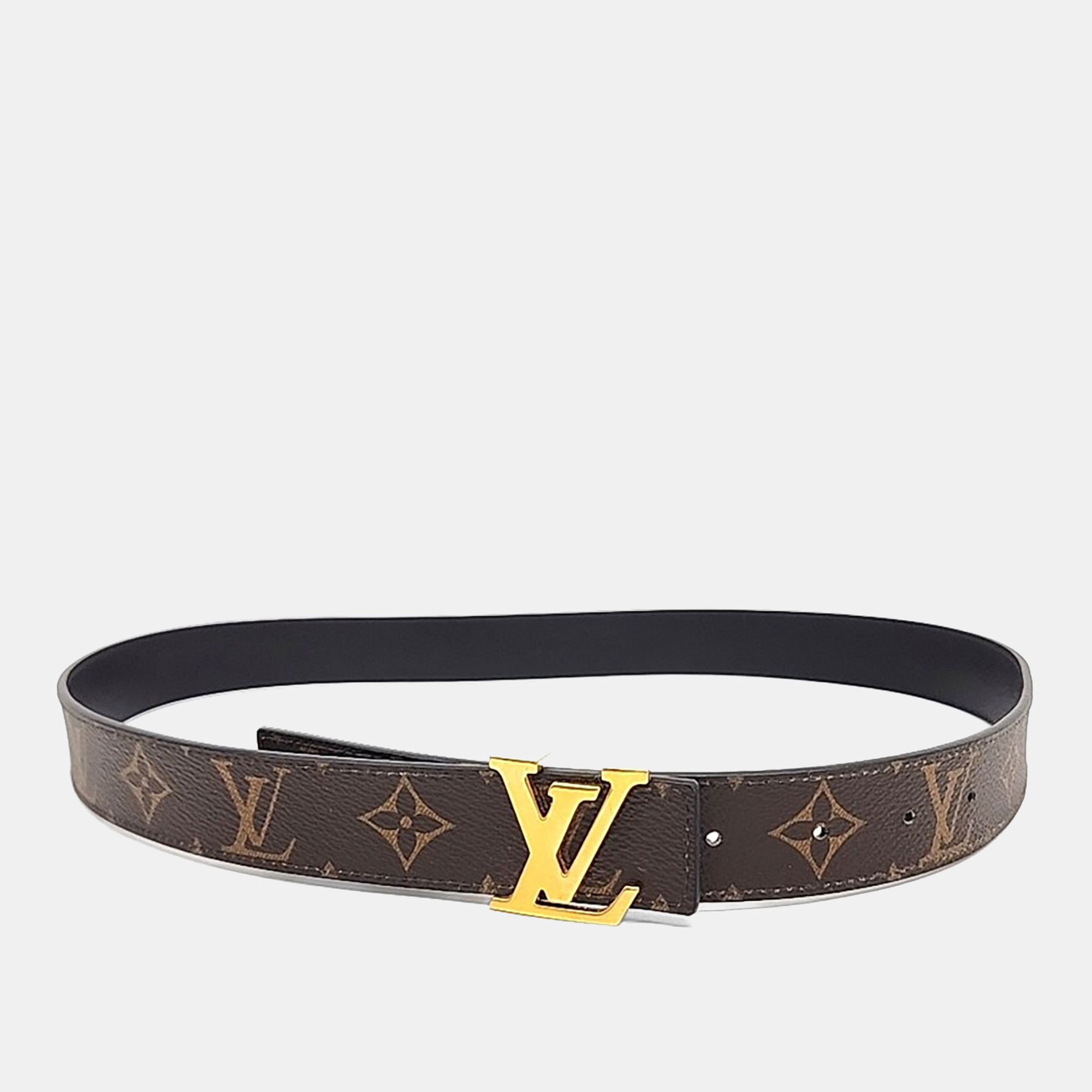 

Louis Vuitton Monogram Reversible Belt, Brown