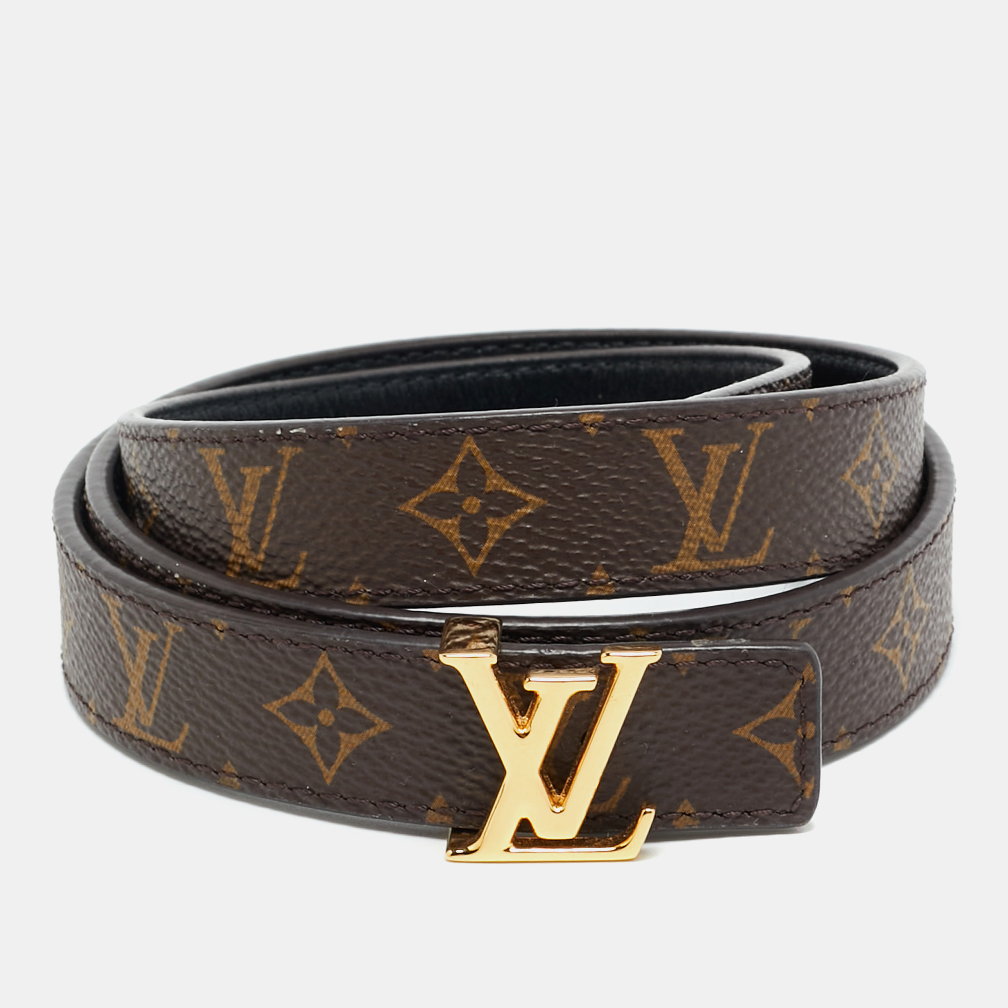 

Louis Vuitton LV Initiales 75CM Black Monogram Canvas and Leather