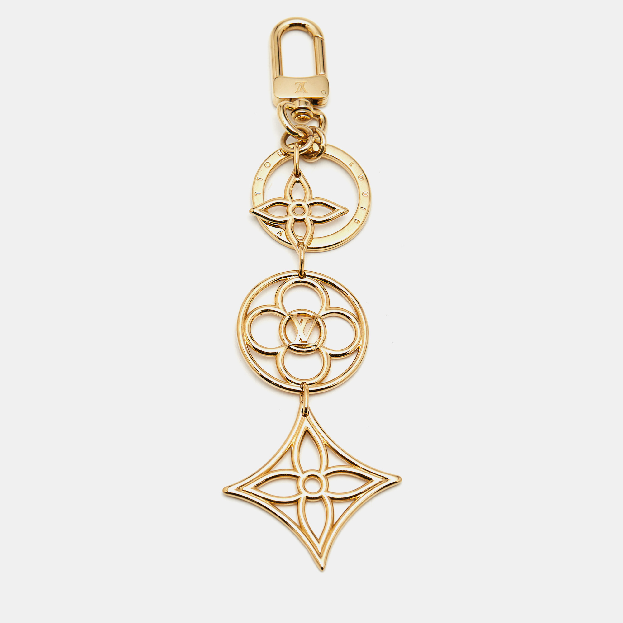 

Louis Vuitton Bloomy Gold Tone Bag Charm