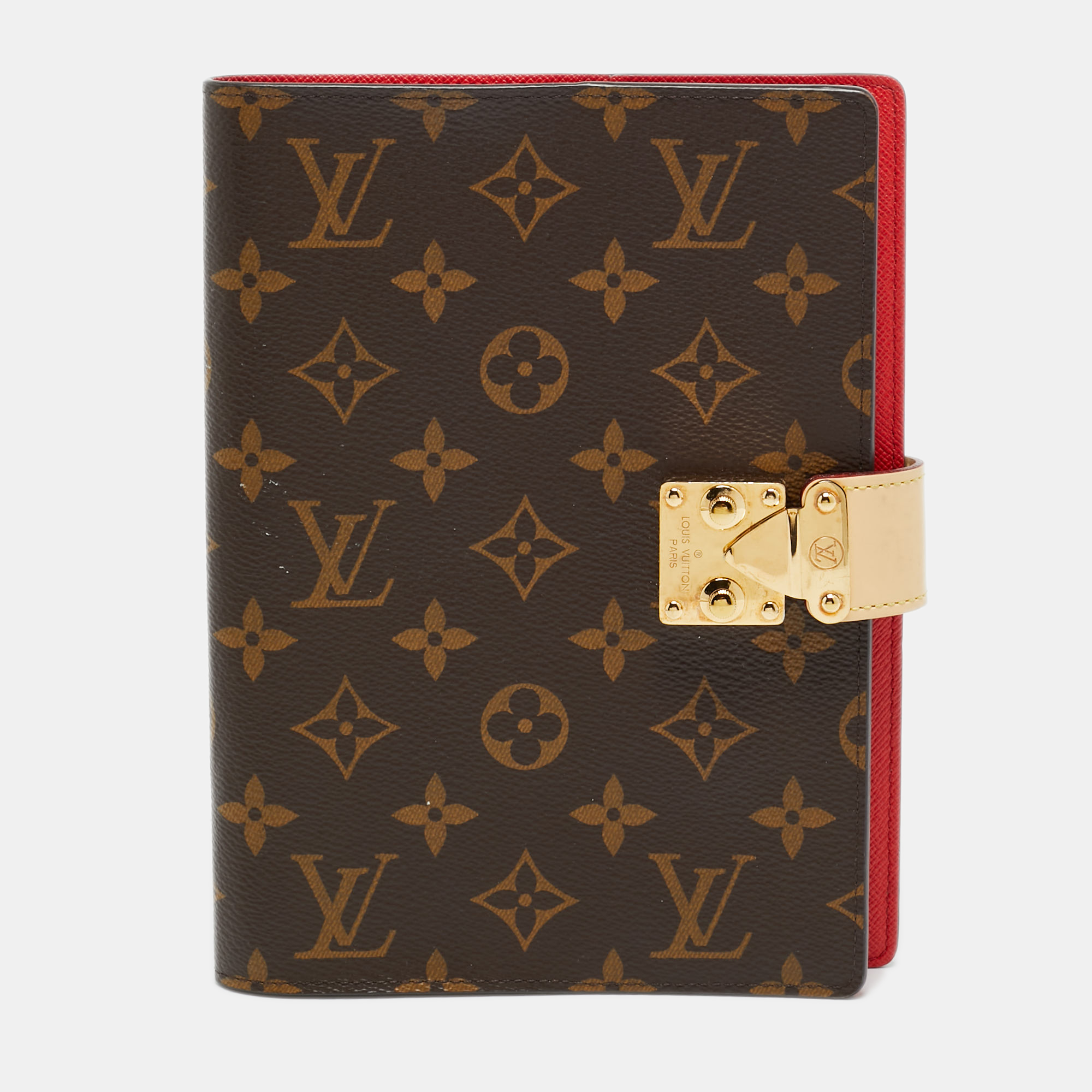 

Louis Vuitton Paul MM Monogram Canvas Notebook Cover, Brown
