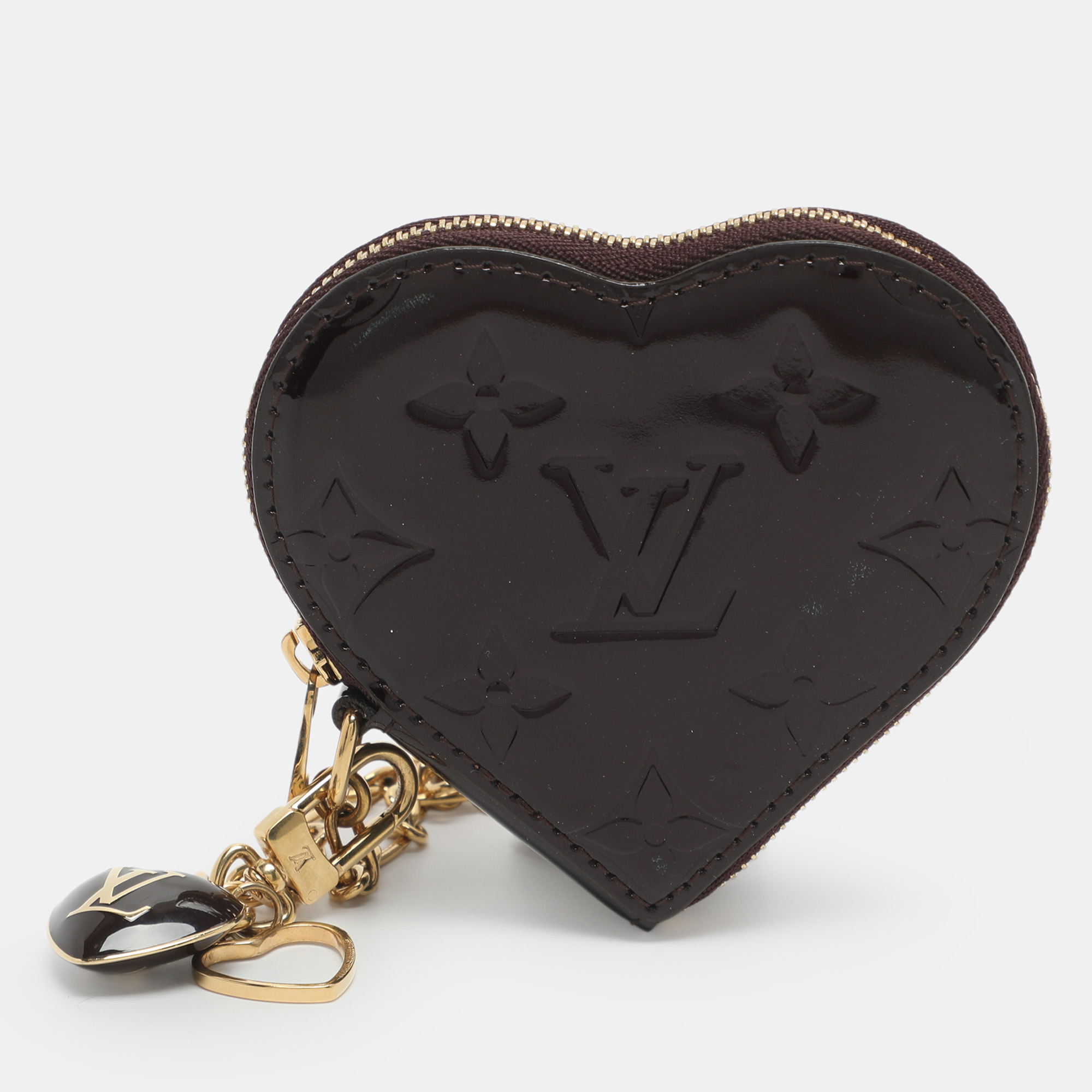 

Louis Vuitton Heart Amarante Monogram Vernis Coin Purse, Burgundy