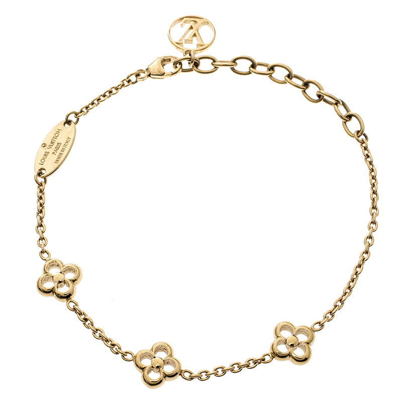 Louis Vuitton Star Blossom Bracelet Pink Gold And Diamonds (Q95666