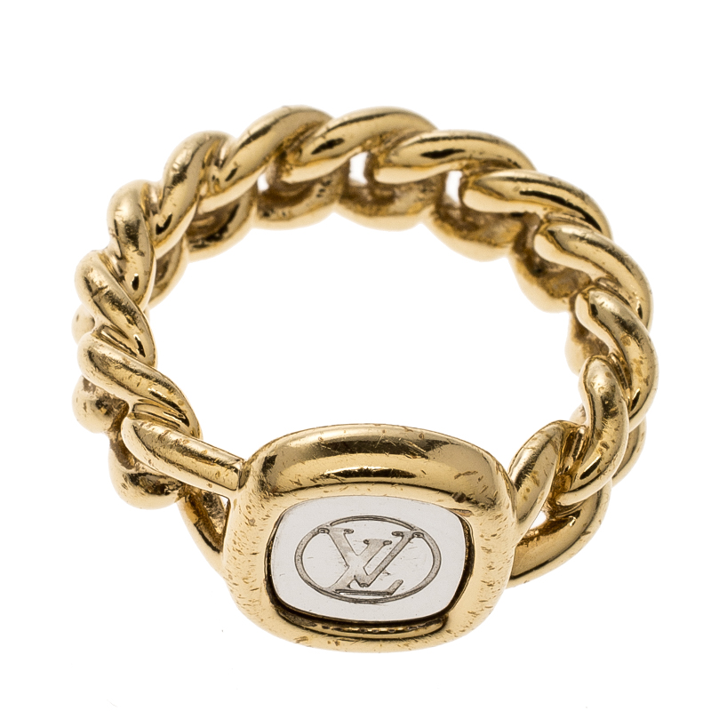White gold ring Louis Vuitton Multicolour size 57 EU in White gold -  32373902