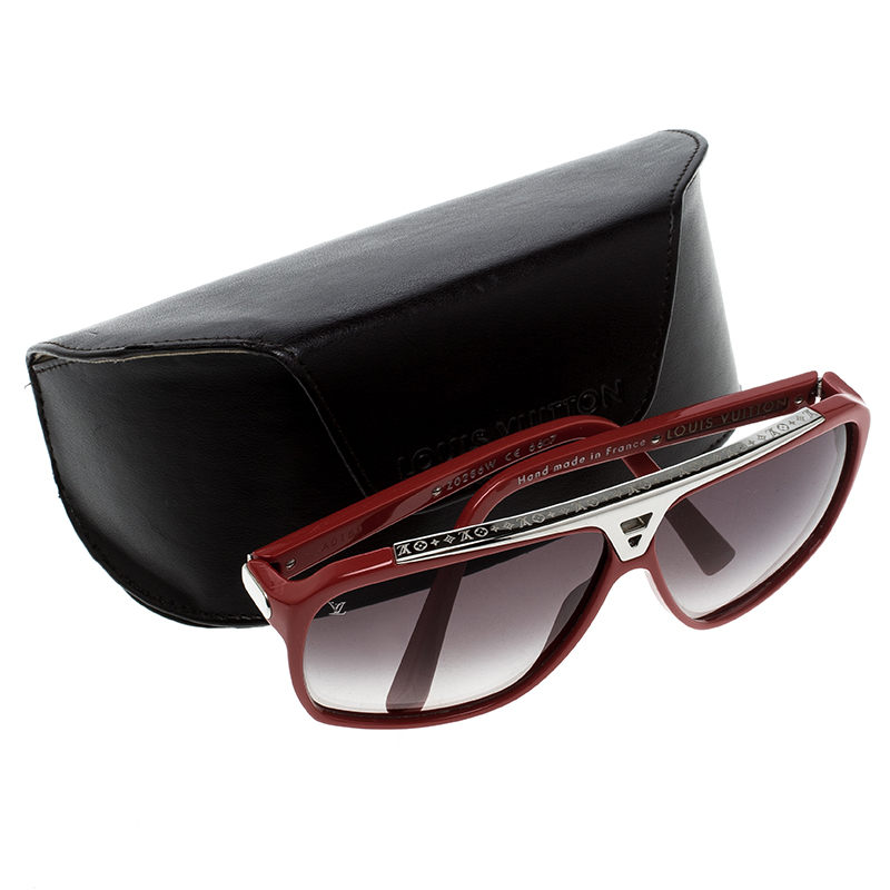 Louis Vuitton Red/Black Gradient Z0286W Evidence Sunglasses Louis Vuitton |  The Luxury Closet