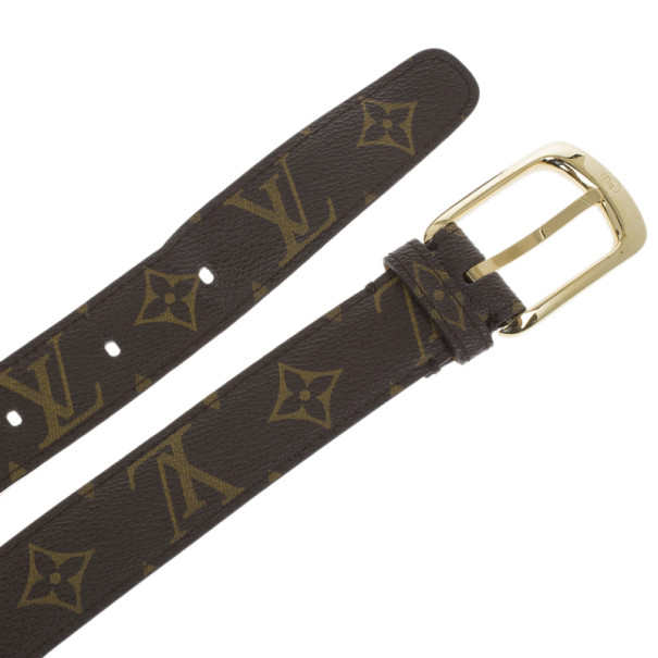 Louis Vuitton Ellipse Belt Monogram Canvas Medium Brown 914661