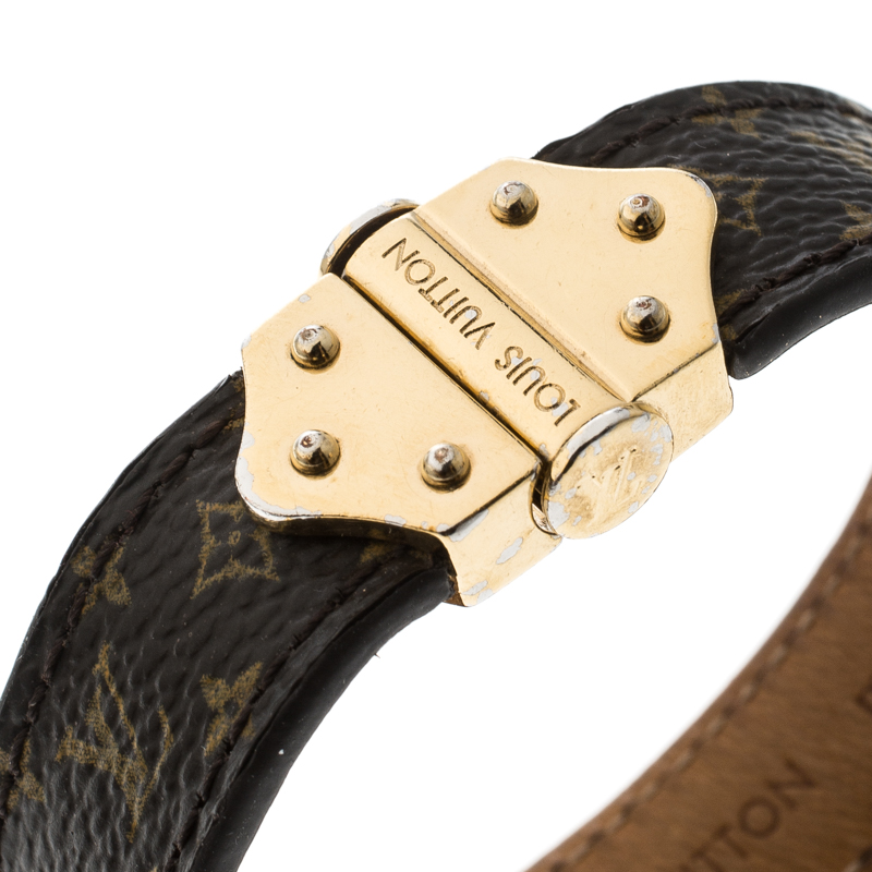 Louis Vuitton Brown Spirit Nano Monogram Bracelet 15 cm Louis Vuitton | TLC