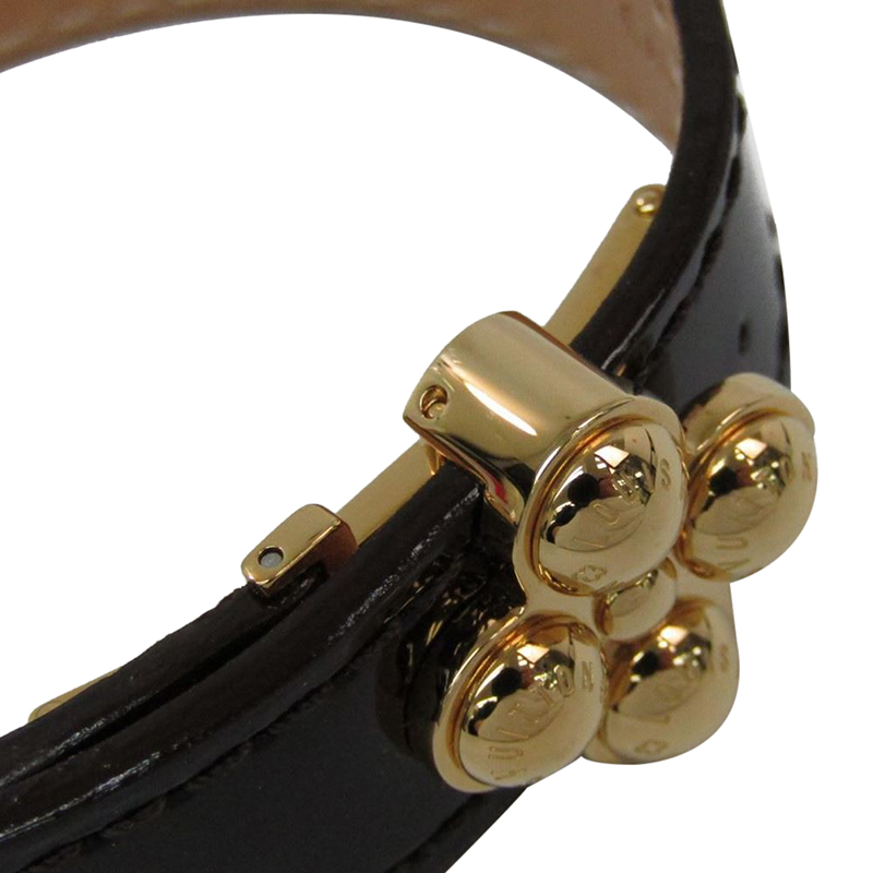 

Louis Vuitton Amarante Monogram Vernis Bloom It Bracelet, Burgundy