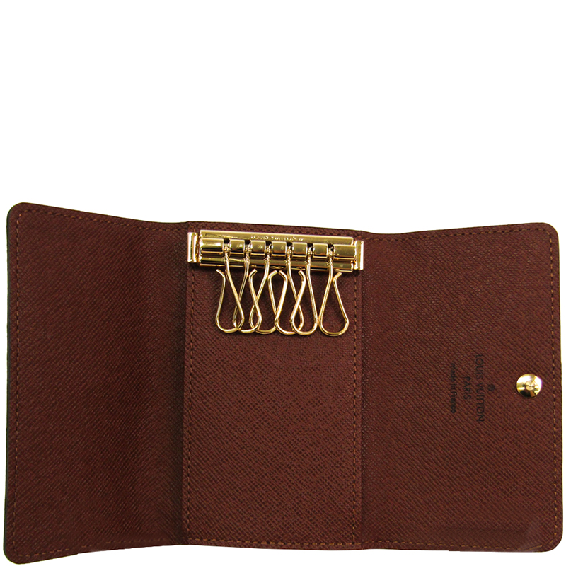 

Louis Vuitton Monogram Canvas 6 Key Holder, Brown