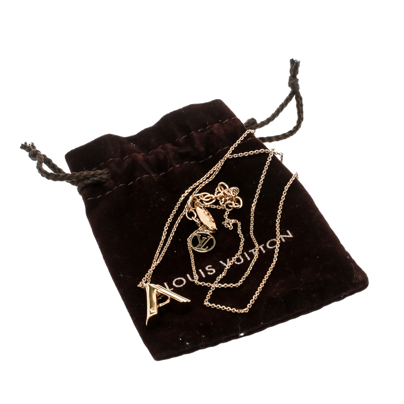 Louis Vuitton LV & Me Letter 'J' Pendant Necklace - Gold, Gold-Tone Metal  Pendant Necklace, Necklaces - LOU192513