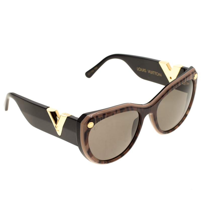 Louis Vuitton Leopard Print/Black Z1113W My Fair Lady Sunglasses Louis Vuitton | TLC