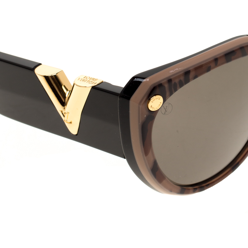 Louis Vuitton Leopard Print/Black Z1113W My Fair Lady Sunglasses Louis  Vuitton