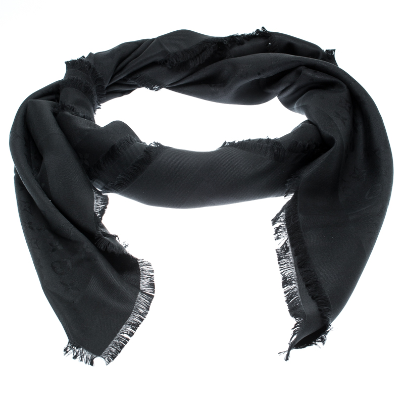Scarf Louis Vuitton Black in Not specified - 25094743