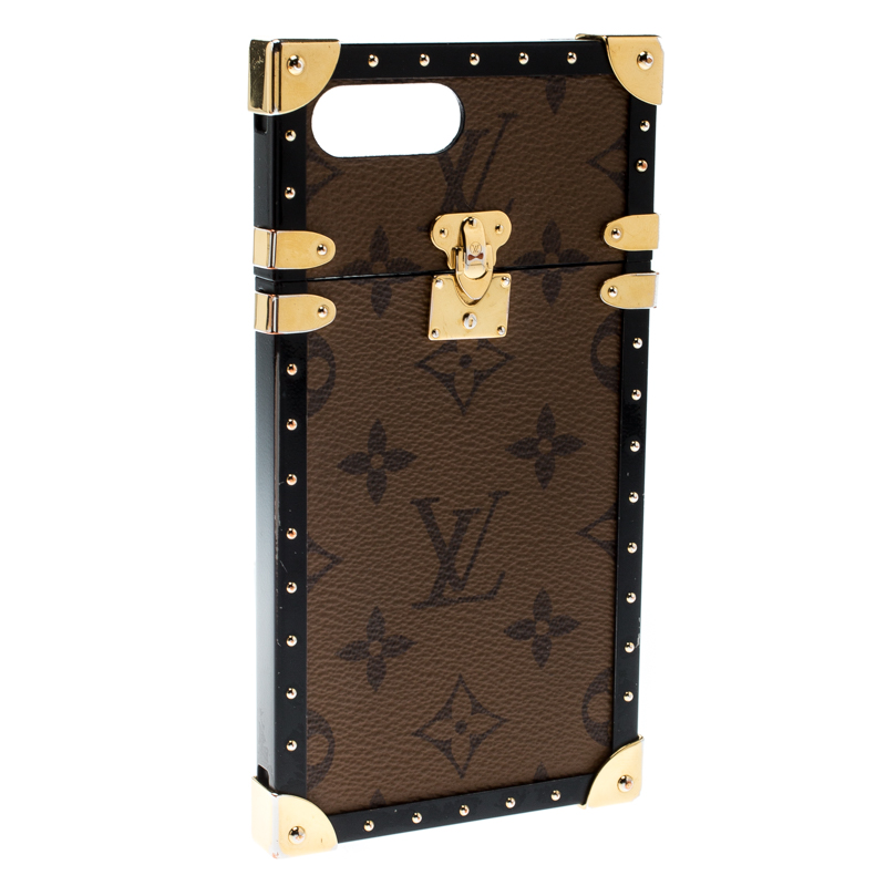

Louis Vuitton Monogram Canvas Eye Trunk Iphone 7+ Case, Brown