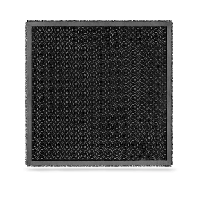 

Louis Vuitton Black Monogram Shine Shawl