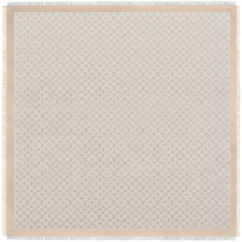 

Louis Vuitton Grey Monogram Shine Shawl