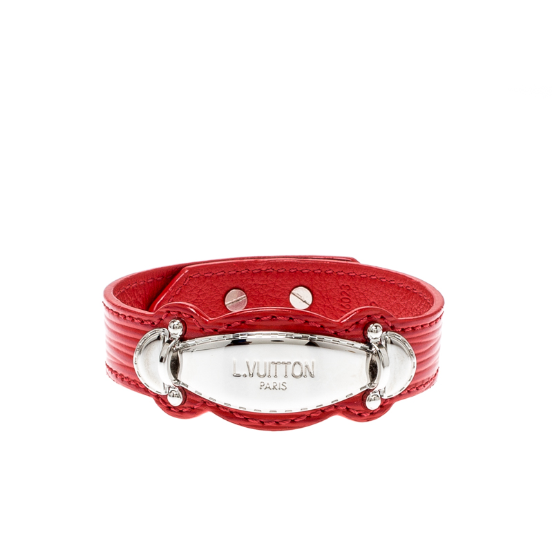 Louis Vuitton - LV Space Bracelet - Metal - Red - Men - Luxury