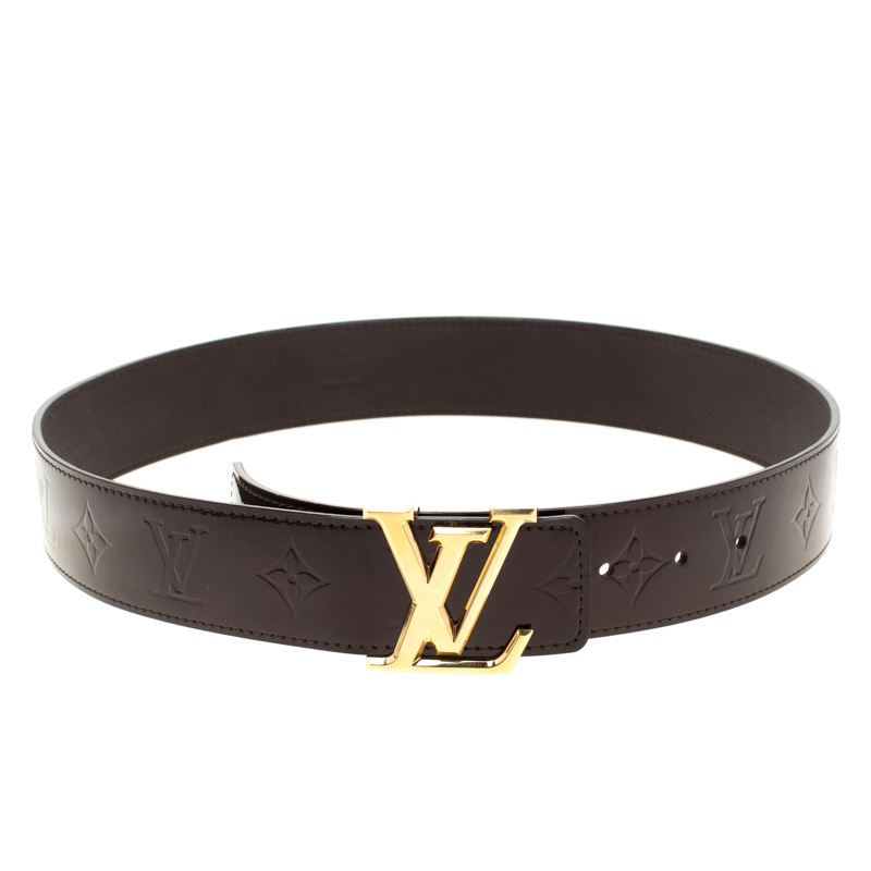 Louis Vuitton Amarante Monogram Lv Facettes Belt 36 – The Closet