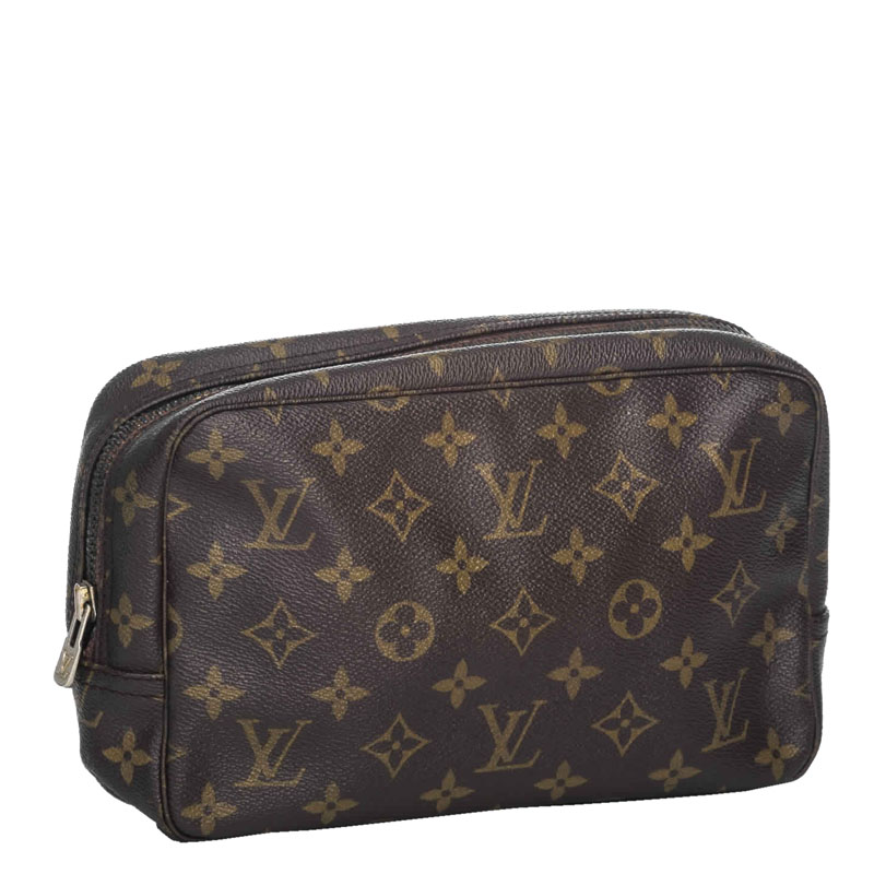 

Louis Vuitton Monogram Canvas Trousse Toilette 23 Cosmetic Case, Brown