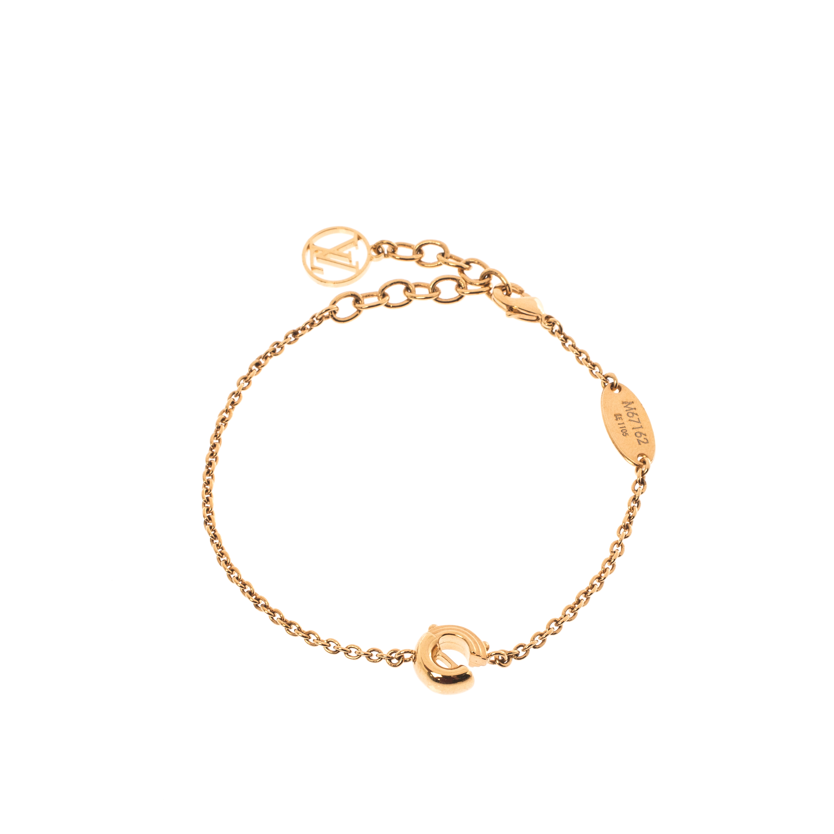 Louis Vuitton Gold Tone LV & Me Letter E Bracelet Louis Vuitton | The  Luxury Closet