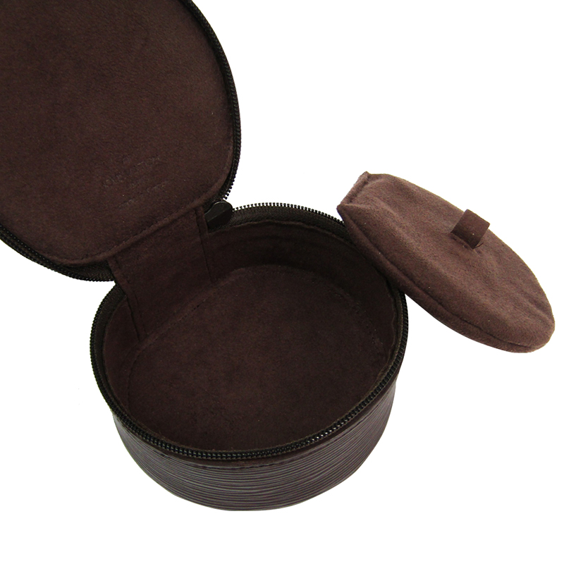 

Louis Vuitton Moka Epi Leather Ecrin Bijoux 10 Jewelry Case, Brown