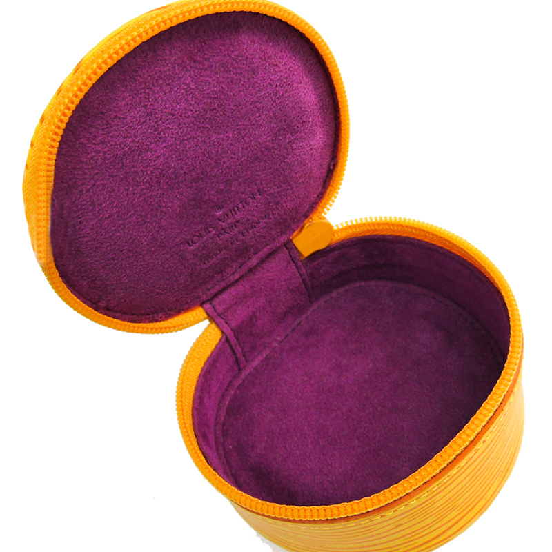 

Louis Vuitton Jaune Epi Leather Ecrin Bijoux 8 Jewelry Case, Yellow