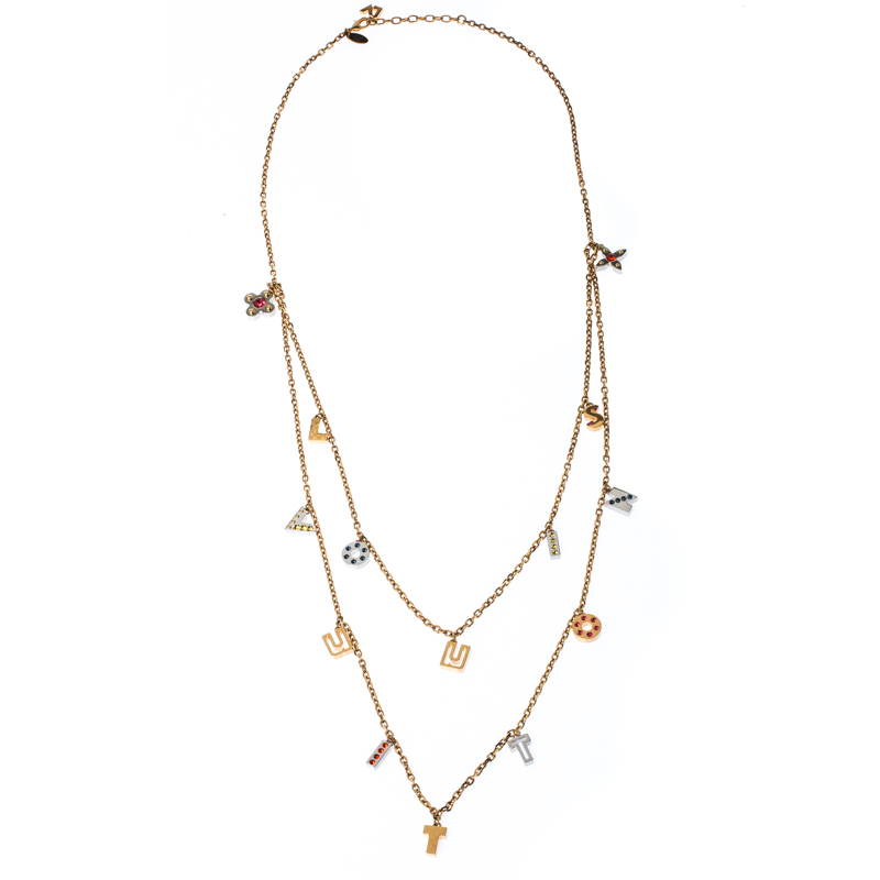 Louis Vuitton, Jewelry, Louis Vuitton Gold Layered Necklace