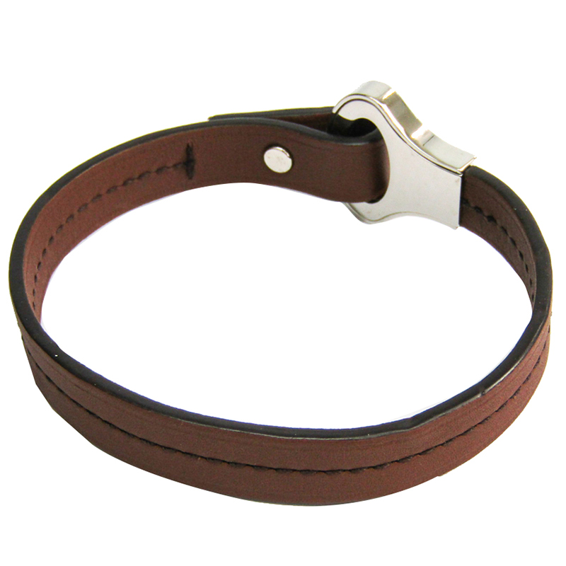 

Louis Vuitton Brown Archive Leather Bracelet