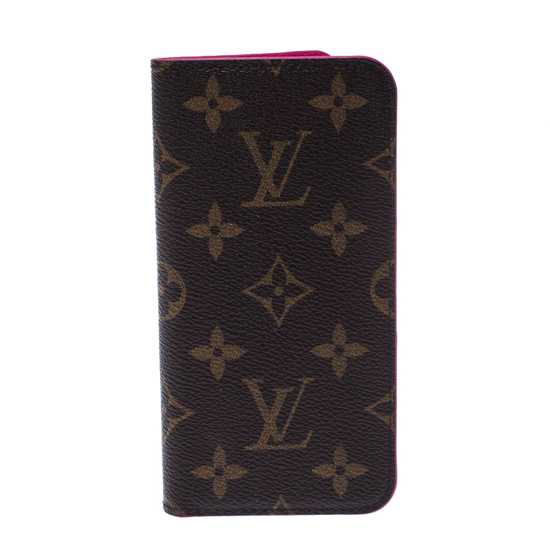 Pre Owned Louis Vuitton Monogram Canvas iPhone X Folio Case