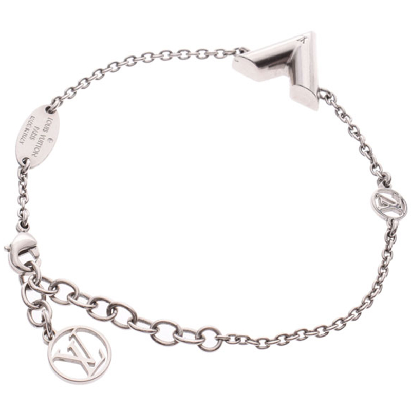 

Louis Vuitton LV & Me Letter E Silver Bracelet