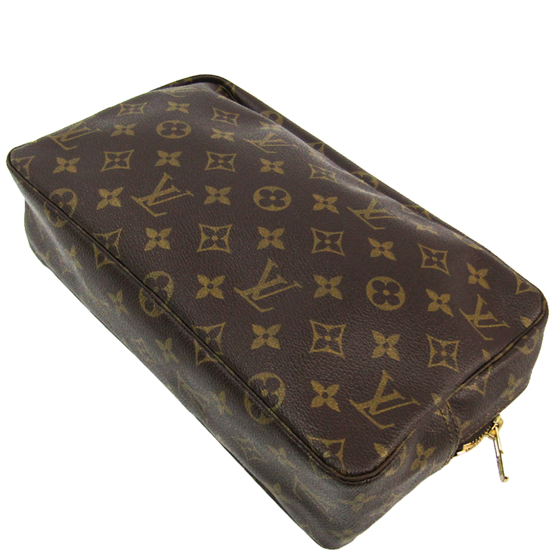 

Louis Vuitton Monogram Canvas Trousse Toilette 28 Cosmetic Case, Brown