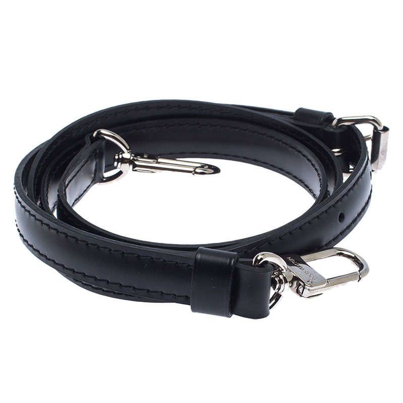 

Louis Vuitton Black Leather Shoulder Bag Strap