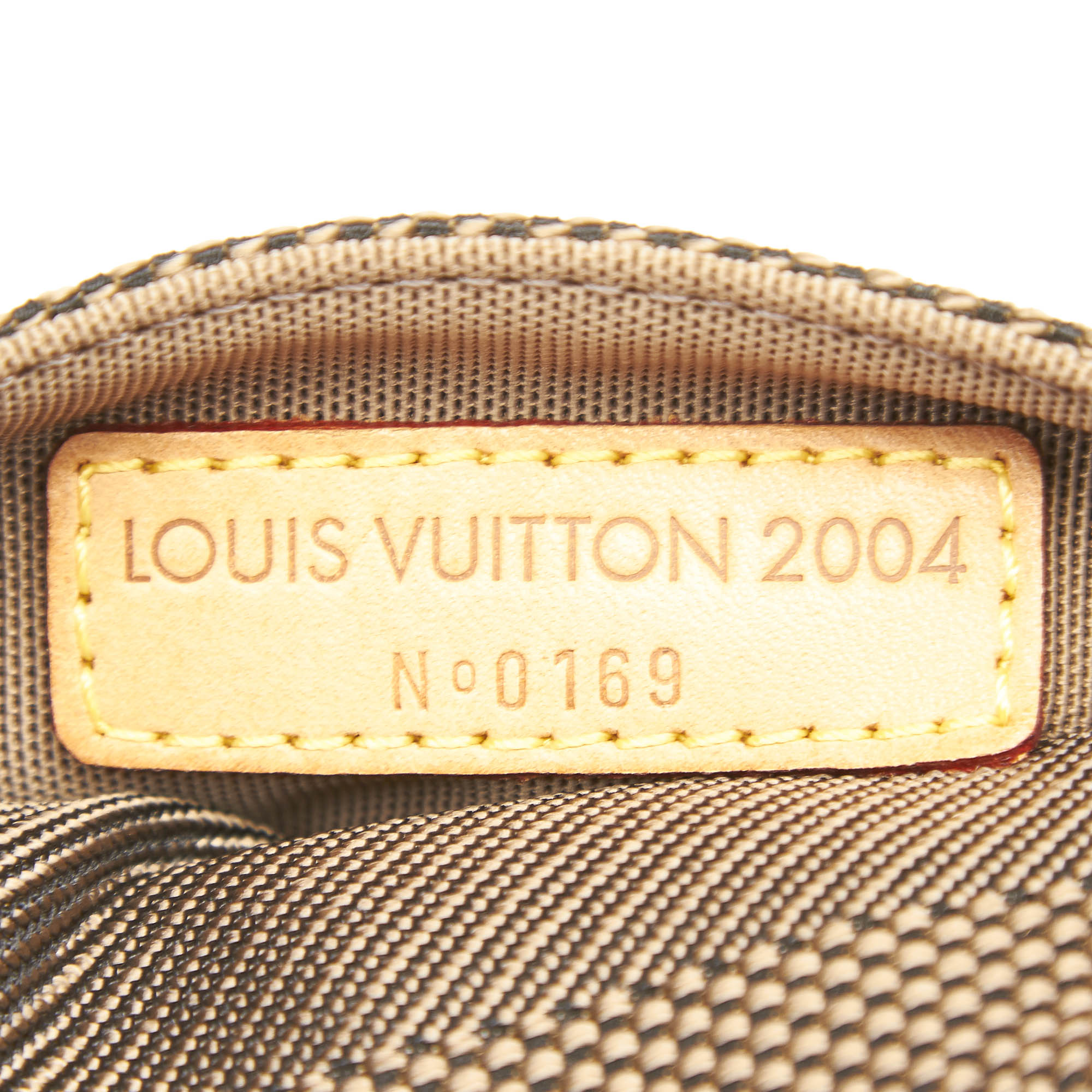 Louis Vuitton Gray Damier Geant Athens Olympics Jogging Belt Grey