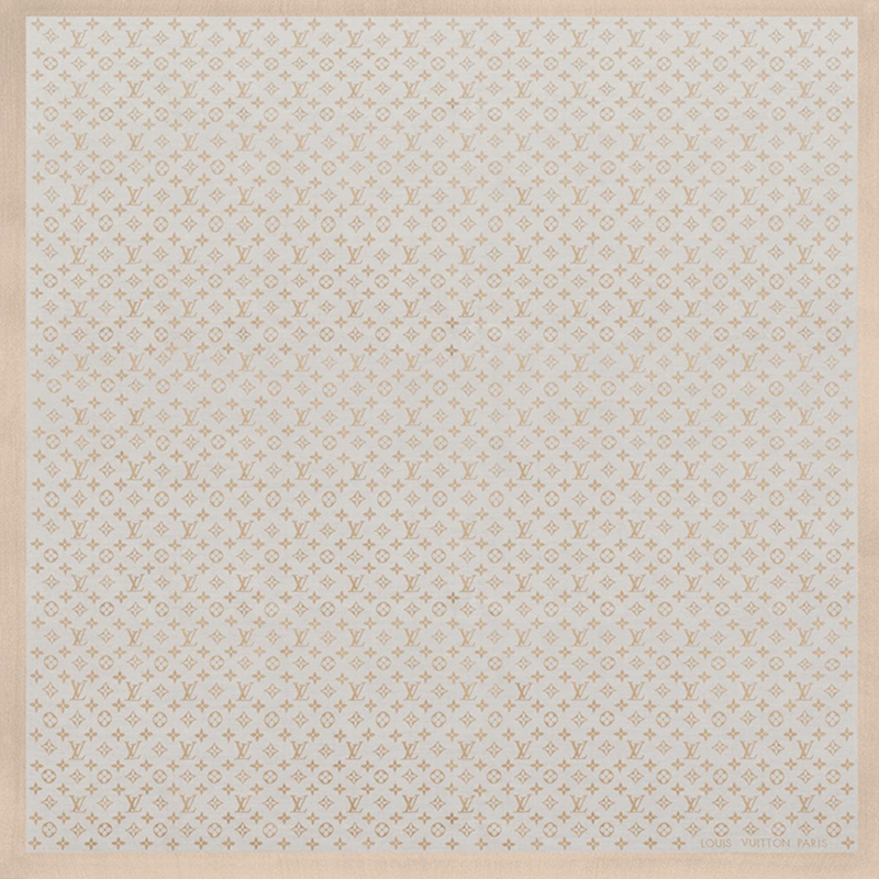 

Louis Vuitton Greige Monogram Shine Shawl, Grey