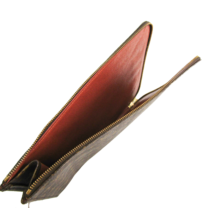 

Louis Vuitton Monogram Canvas Poche Document Briefcase, Brown