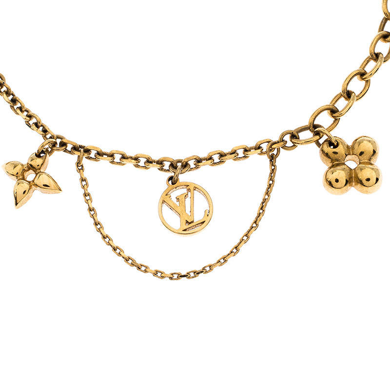Louis Vuitton Blooming Supply Gold Charm Bracelet – Joyce's Closet