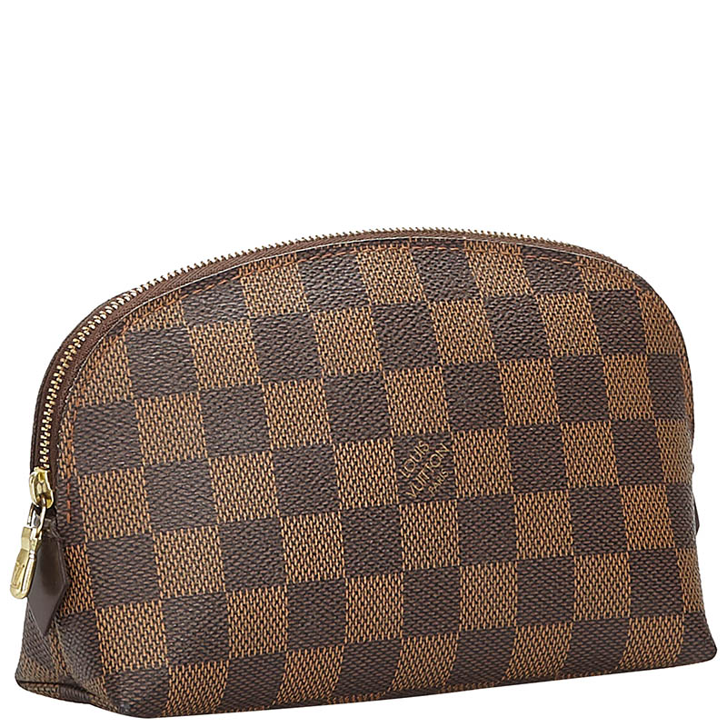

Louis Vuitton Damier Ebene Canvas Cosmetic Pouch, Brown