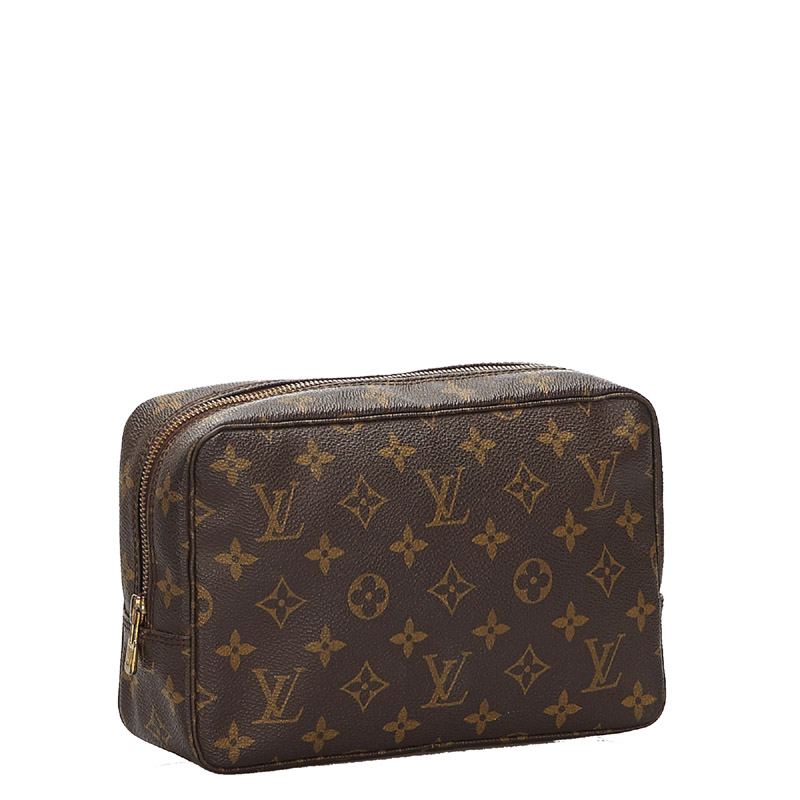 

Louis Vuitton Monogram Canvas Trousse Toilette Pouch 23, Brown