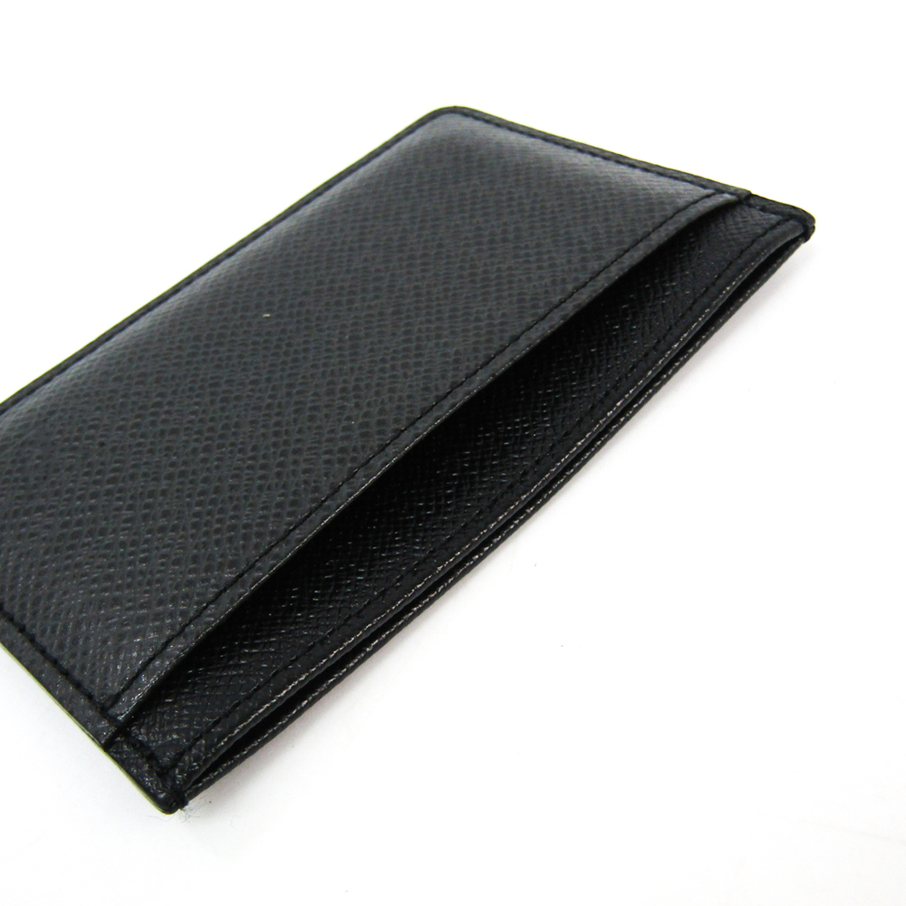 

Louis Vuitton Ardoise Taiga Leather Card Case, Black