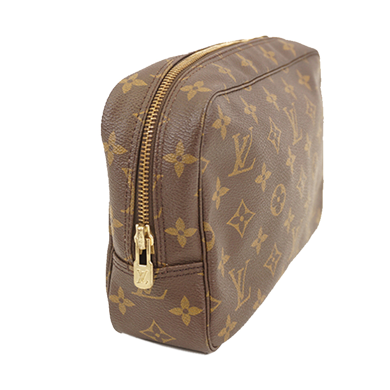 

Louis Vuitton Monogram Canvas Trousse Toilette 23 Pouch, Brown