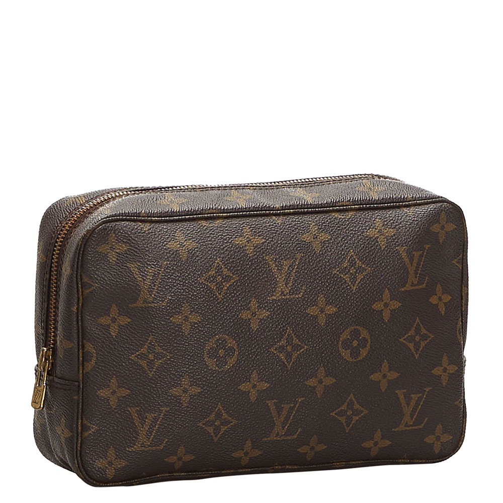 

Louis Vuitton Monogram Canvas Trousse Toilette 23 Bag, Brown