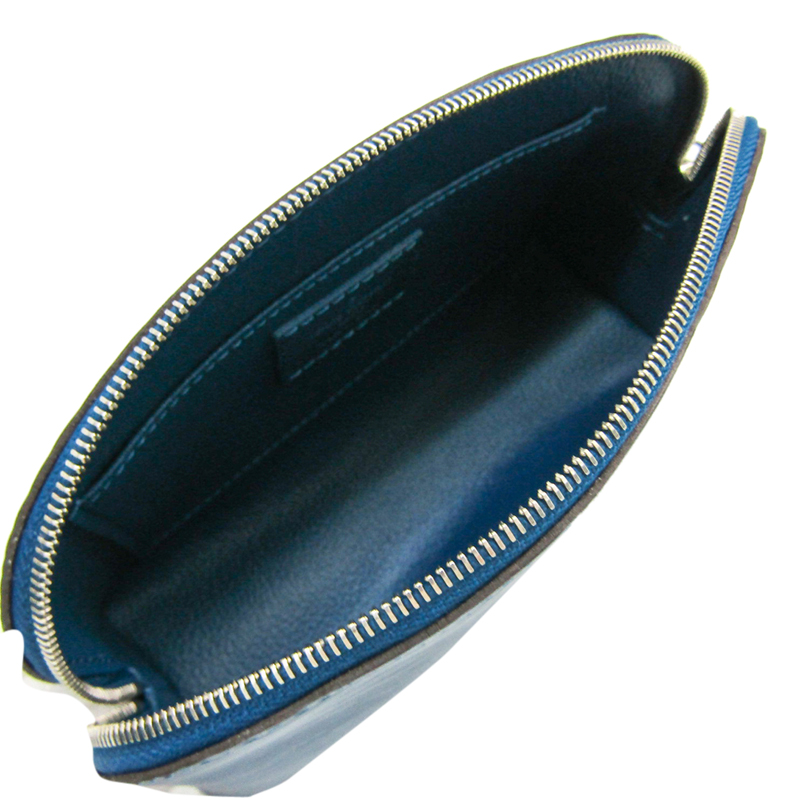 

Louis Vuitton Toledo Blue Epi Leather Pochette Cosmetic Pouch