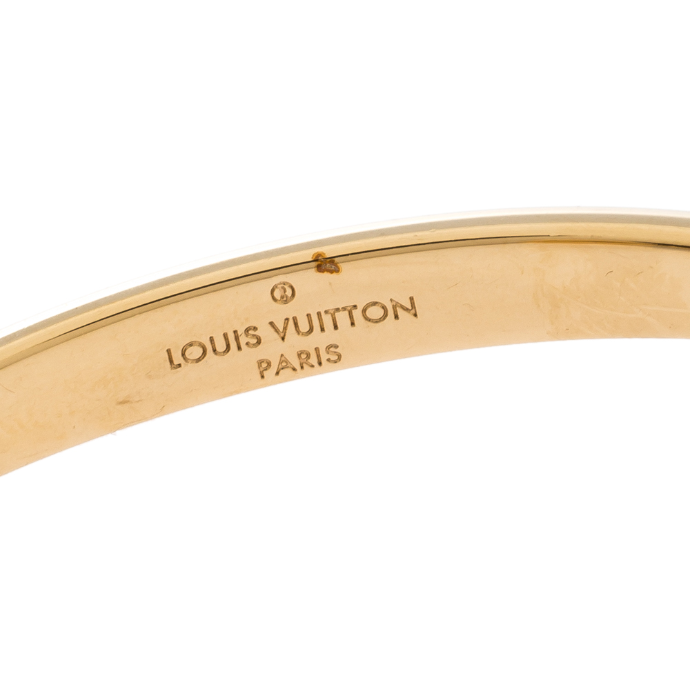 Louis Vuitton Gold Studdy Cuff Bracelet – The Closet